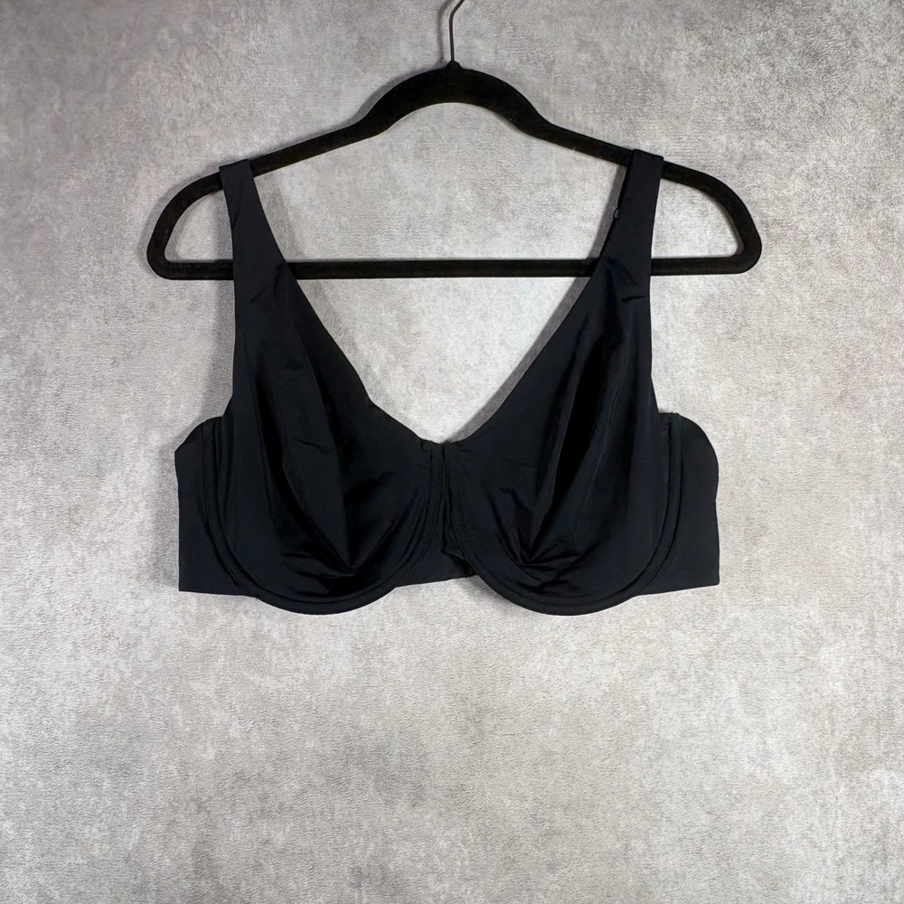 ThirdLove Bra Womens 40E‎ Black Microfiber Classic Unlined Underwire Minimalist